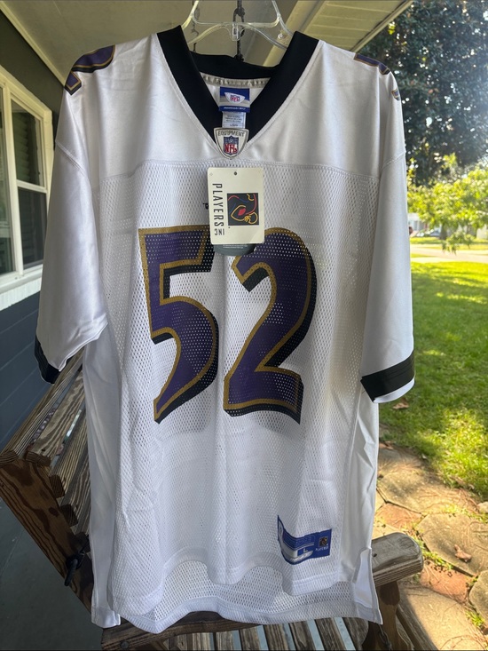 Reebok Other - Reebok White Baltimore Ravens #52 Jersey  Large With Tags
